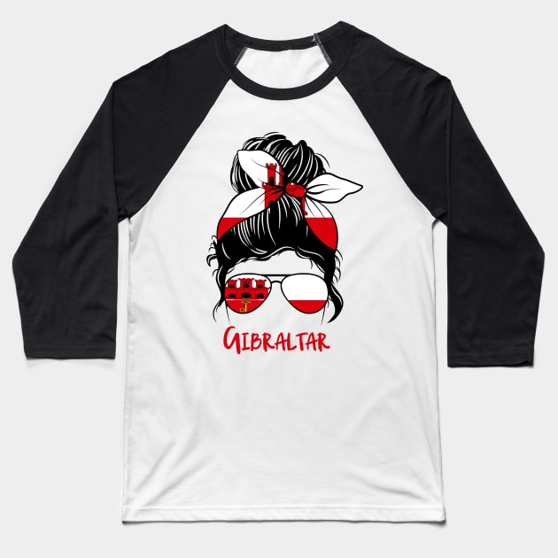 Gibraltar girl, Gibraltar Flag, Gibraltar gift heritage, Gibraltarian girlfriend Baseball T-Shirt by JayD World
